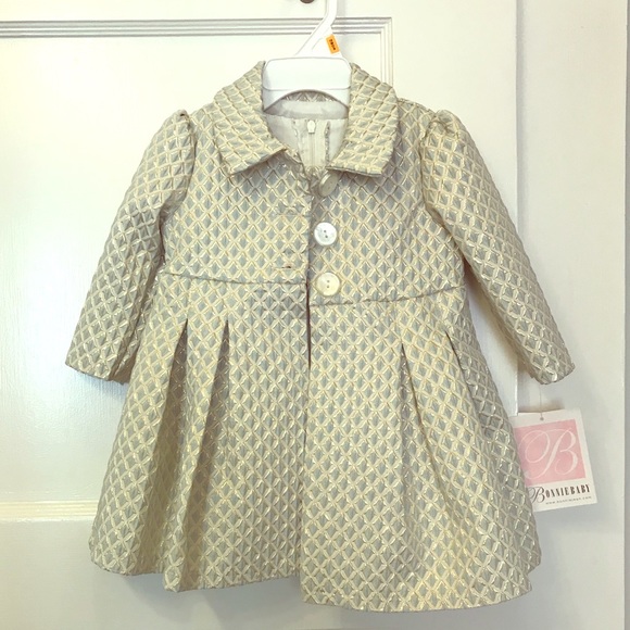 baby girl dress and coat set